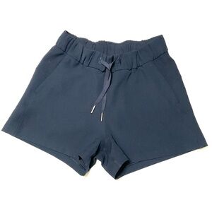 Lululemon Athletica On The Fly Navy Shorts Size 2
